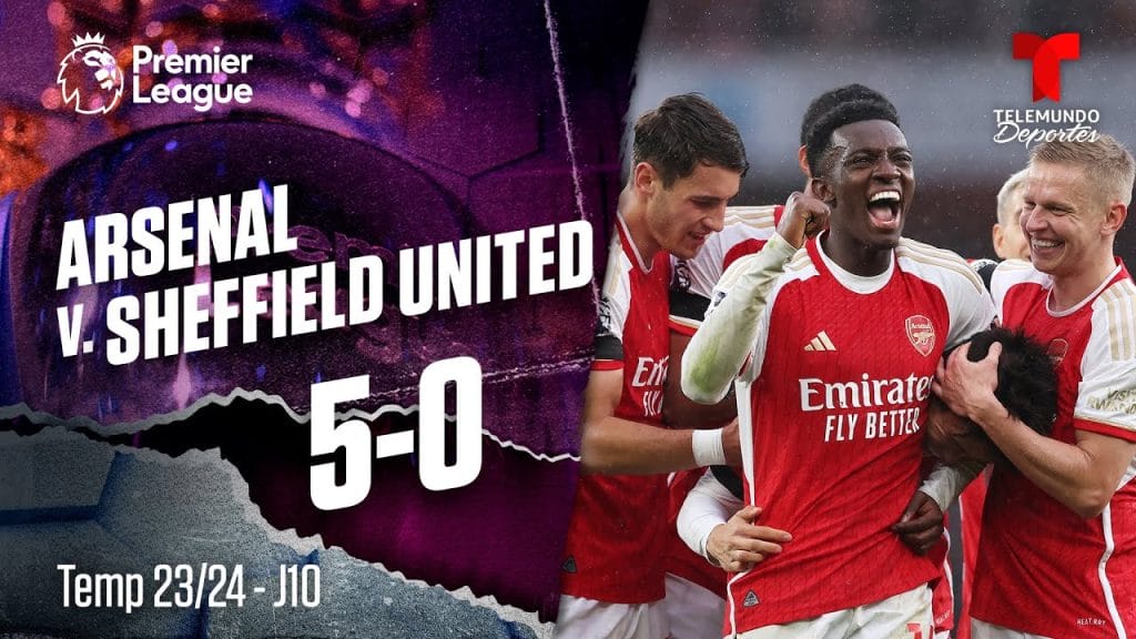 Destacados Y Goles Arsenal Domina A Sheffield United Con Una Victoria