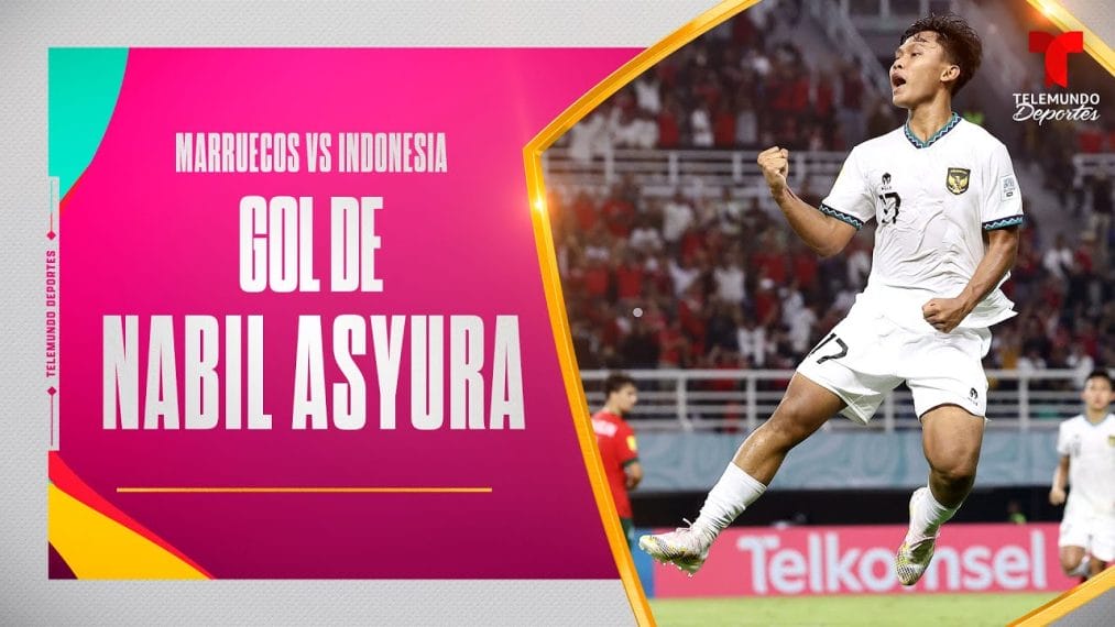 Objetivo Nabil Asyura Marruecos contra Indonesia Copa Mundial Sub