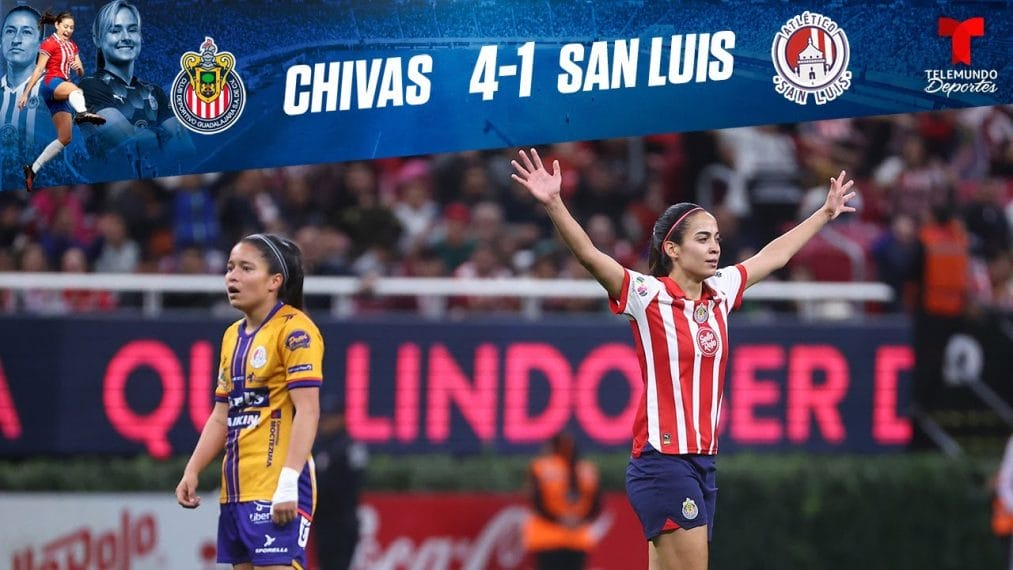 Chivas Femenil vs San Luis Femenil 41 Resumen del Partido y Goles